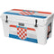 Croatia Flag Distressed YETI Tundra 75 Hard Cooler Skin